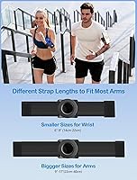 Vista 3 de TOPGO Soporte de teléfono para correr para iPhone [giratorio de 360° y anticaída mejorado], soporte magnético para teléfono, pulsera Magsafe