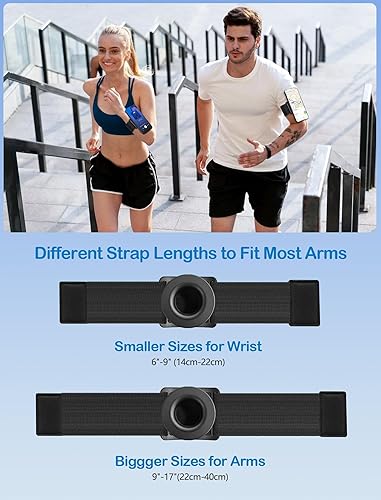 Miniatura 3 de TOPGO Soporte de teléfono para correr para iPhone giratorio de 360 y anticaída mejorado, soporte magnético para teléfono, pulsera Magsafe compatible