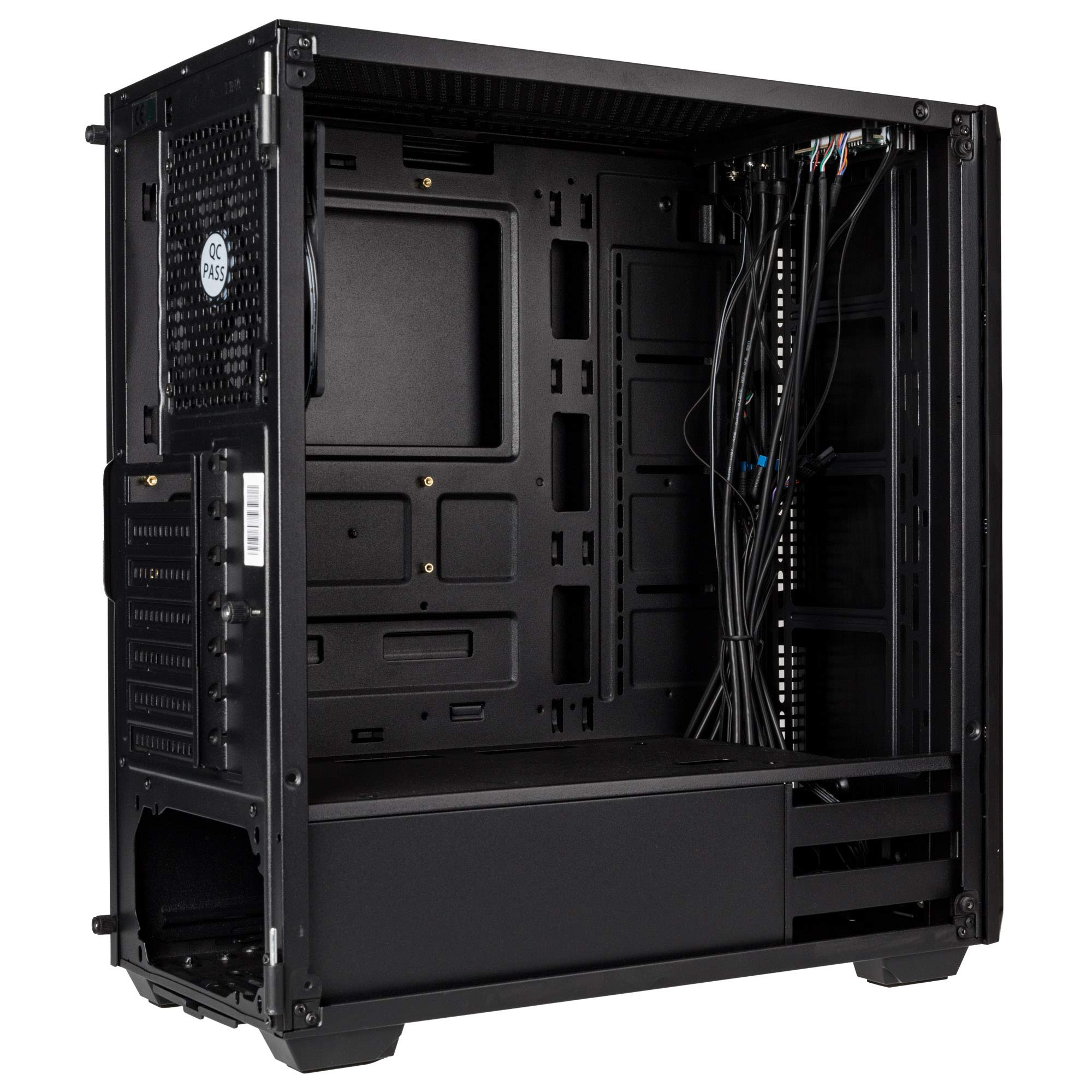 Kolink Caja Media Torre E-ATX Ethereal RGB con Panel acristalado, Negro