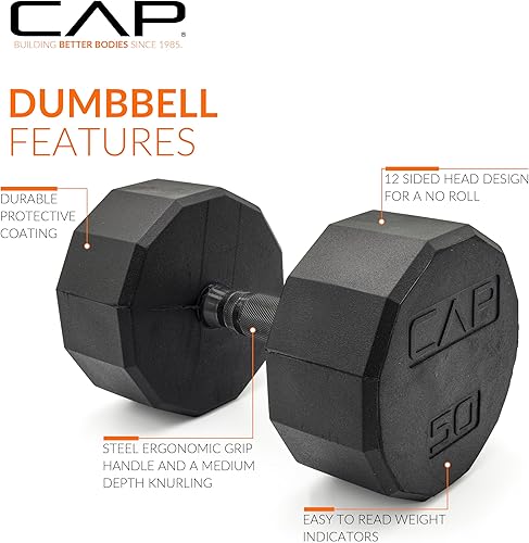 Miniatura 248 de CAP Barbell - Mancuerna recubierta Varias opciones de pares y conjuntos