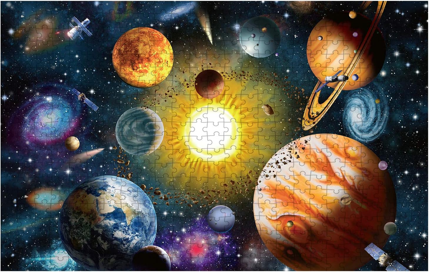 Milestar Jigsaw Puzzles 1000 Pieces for Adults Difficult Puzzle Games Galaxy Universe Landscape Puzzle for Kids, Birthday Gift (27.5" x 19.7") : Toys & Games