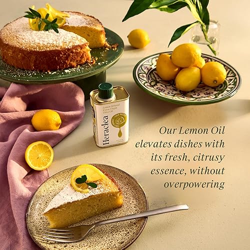 Miniatura 5 de Heraclea - Aceite de oliva extra virgen infundido con limón - Aceite de oliva orgánico - Extra virgen - Prensado en frío - Aceite de oliva virgen