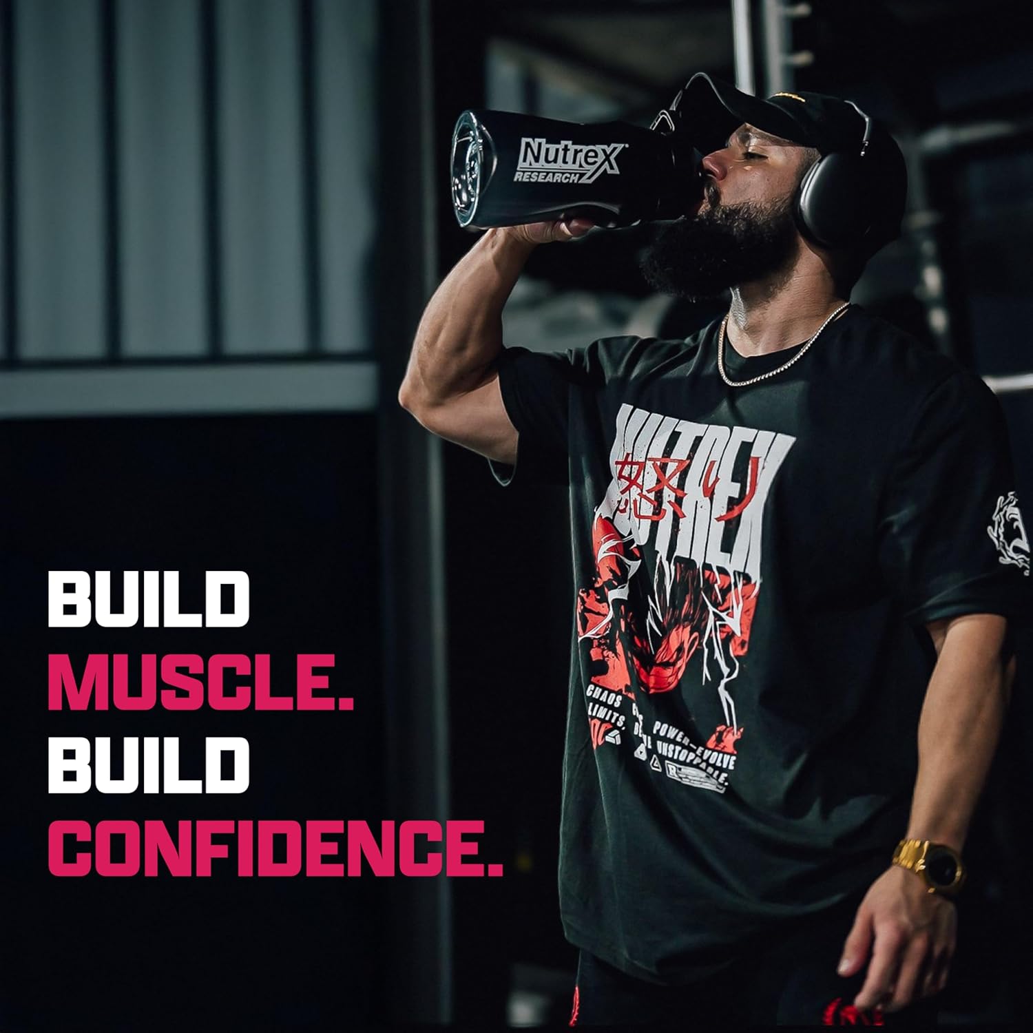 Nutrex Research Flavored Creatine Powder, Strawberry Watermelon | 5g Creatine, Mixes Easily | Supports Energy, Muscle Growth, Energy and Performance | 60 Servings