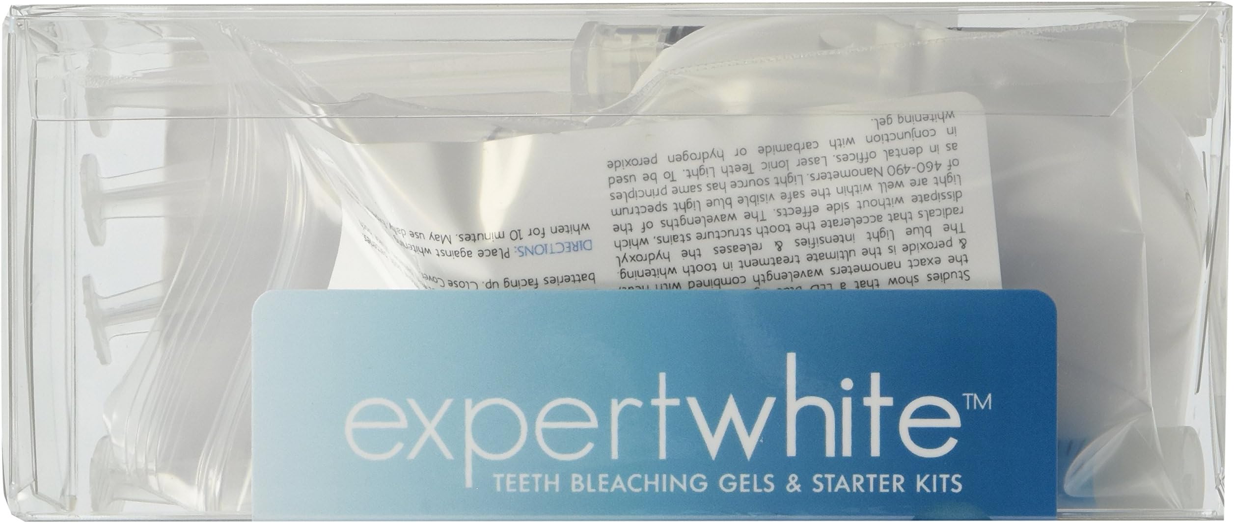 Expertwhite Teeth Whitening Kit 44 Extreme (10 Day Gel, Tray Accelerator LED and Seal). 10 Shades Whiter - Expertwhitening