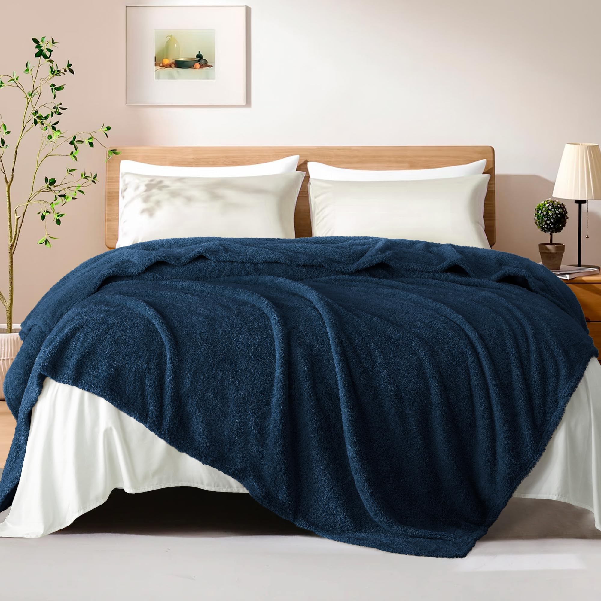 Exclusivo Mezcla Kuscheldecke Fleecedecke für Sofa, Weiche,