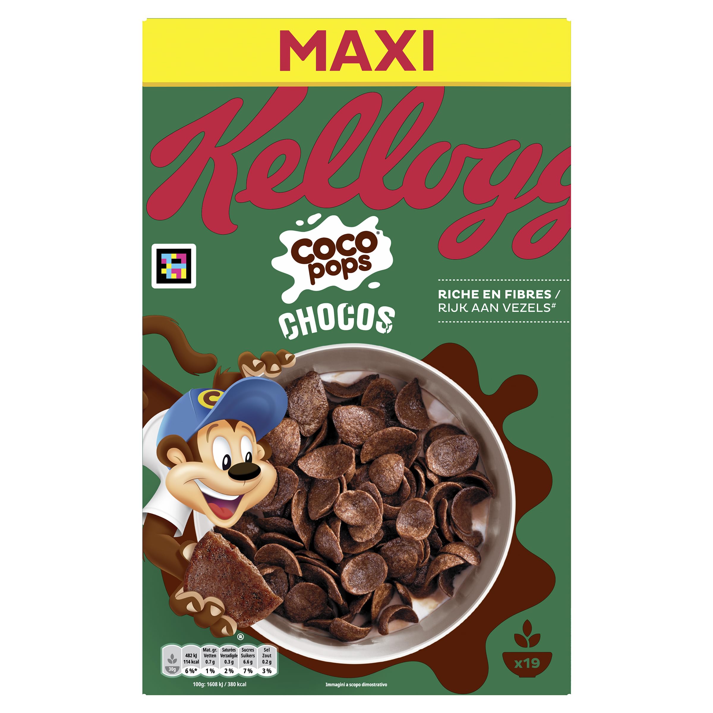 Kellogg's Coco Pops Barchette al Cioccolato 580g