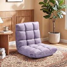 Memory Foam Floor Chair with 14-Poistion Adjustable Back Support