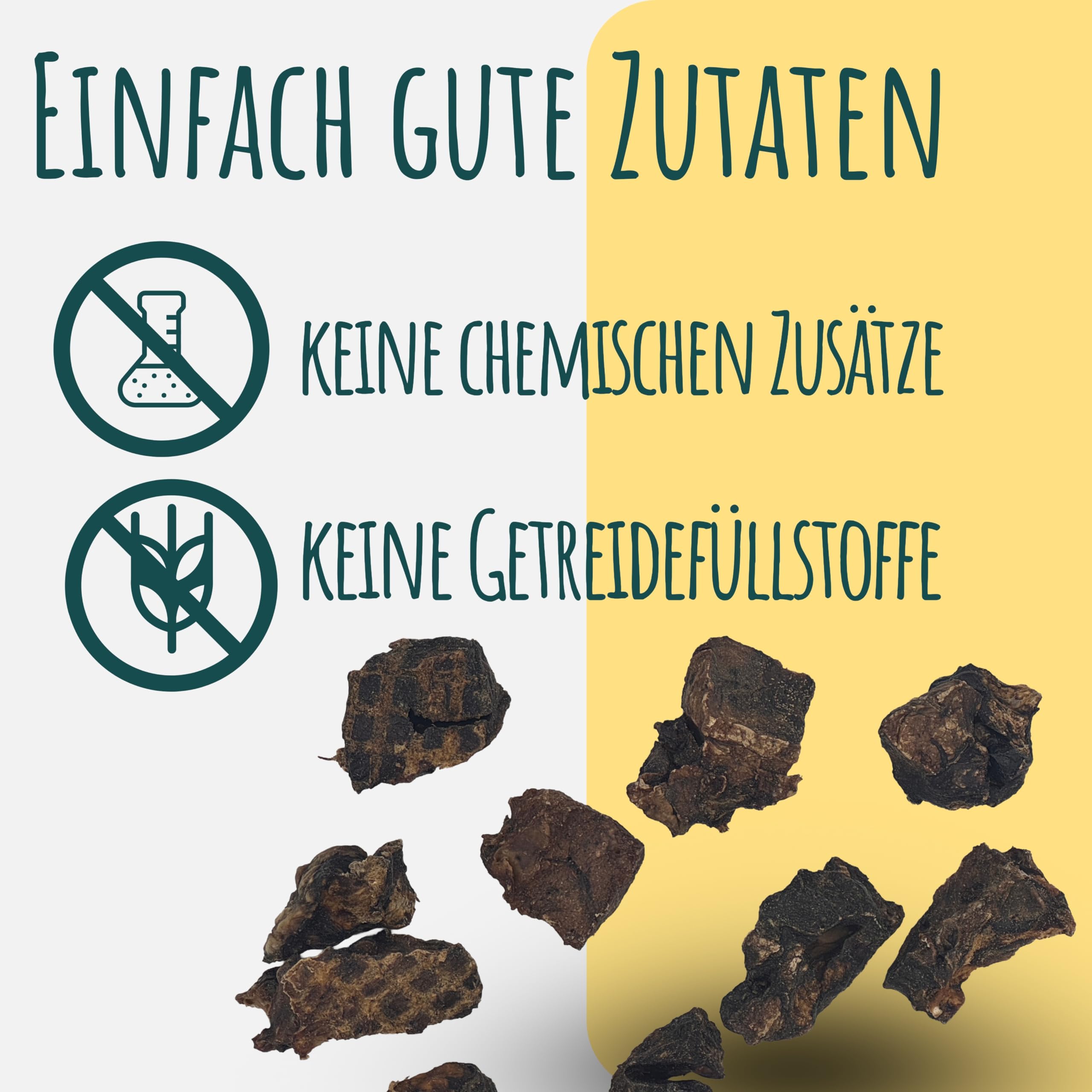 Rinderlungenwürfel für Hunde I 2,5 kg I Rinderlunge getrocknet würfel klein I Trainingsleckerli Hund I Rinderlunge für Hunde getrocknet | fettarm I Leckerlies von Wuffsnacks