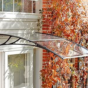 Amazon.com : Sun Shade Shelter Eaves Overhead Canopy UV Rain Snow ...