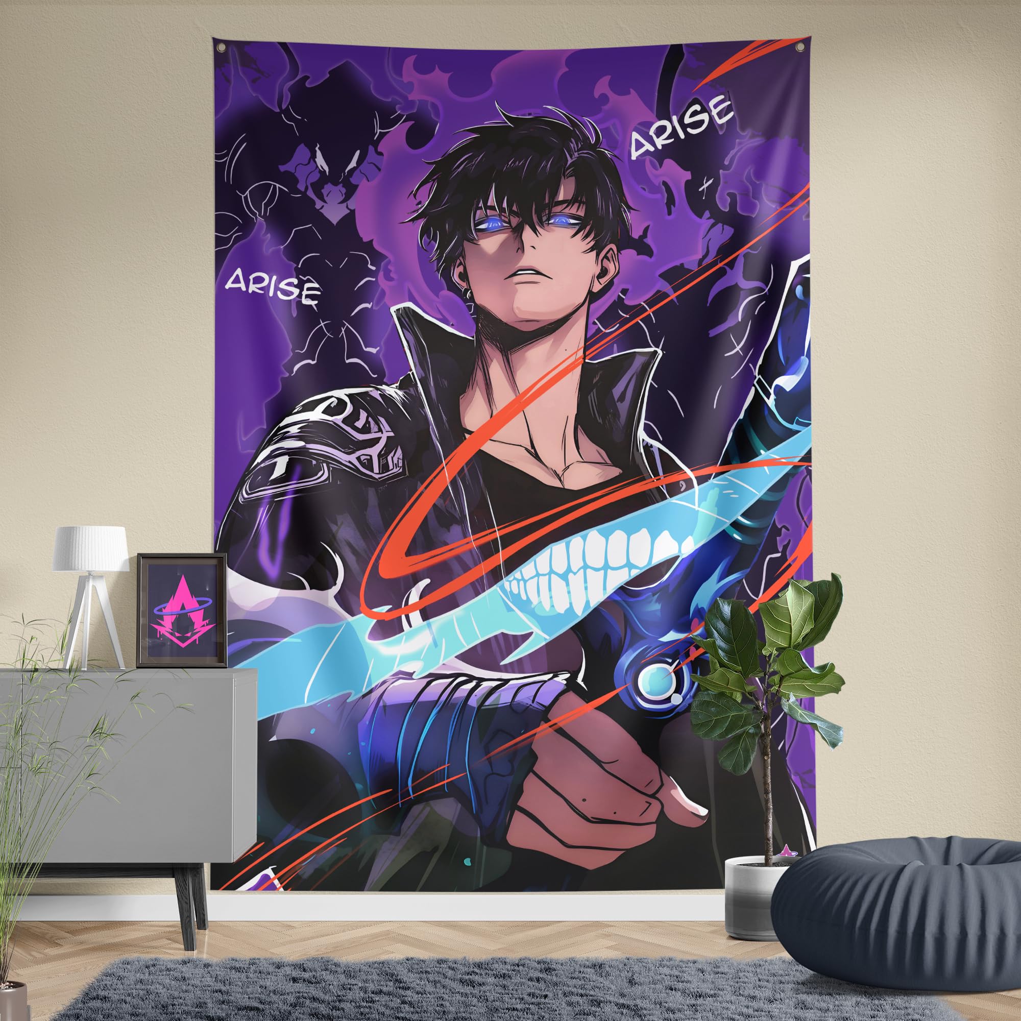 Anime Tapestry - Arise Print Backdrop -1 Anime Tapestry - Arise Print Backdrop -1
