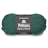 Patons Alpaca Blend Yarn - (5) Bulky Gauge - 3.5oz - Lagoon - Machine Washable For Crochet, Knitting & Crafting