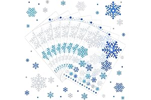 Assorted Size Snowflake Decoration Stickers