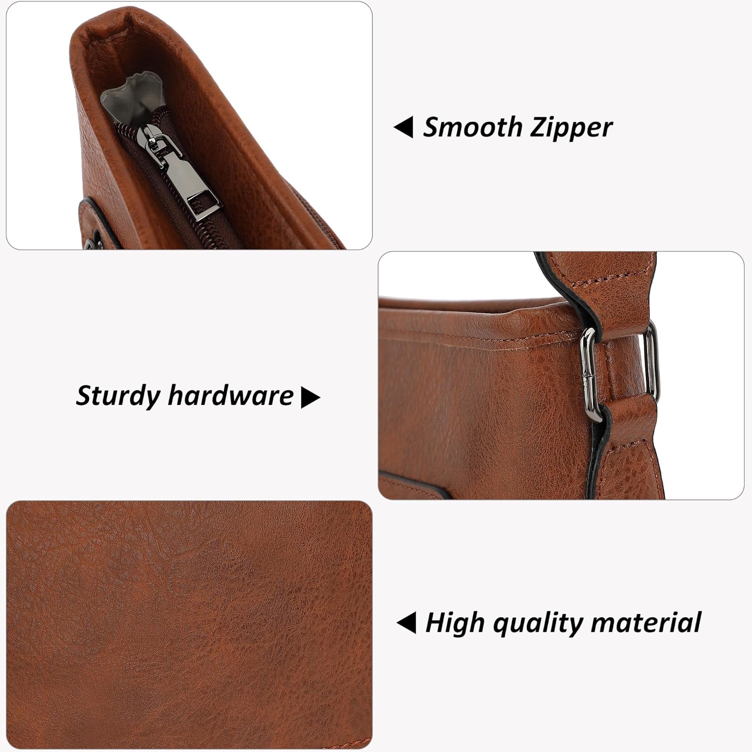 TANTOMI Crossbody Bags for Women Casual Crossbody Purses for Women Travel Shoulder Bag Handbags with Adjustable Strap - Image 5