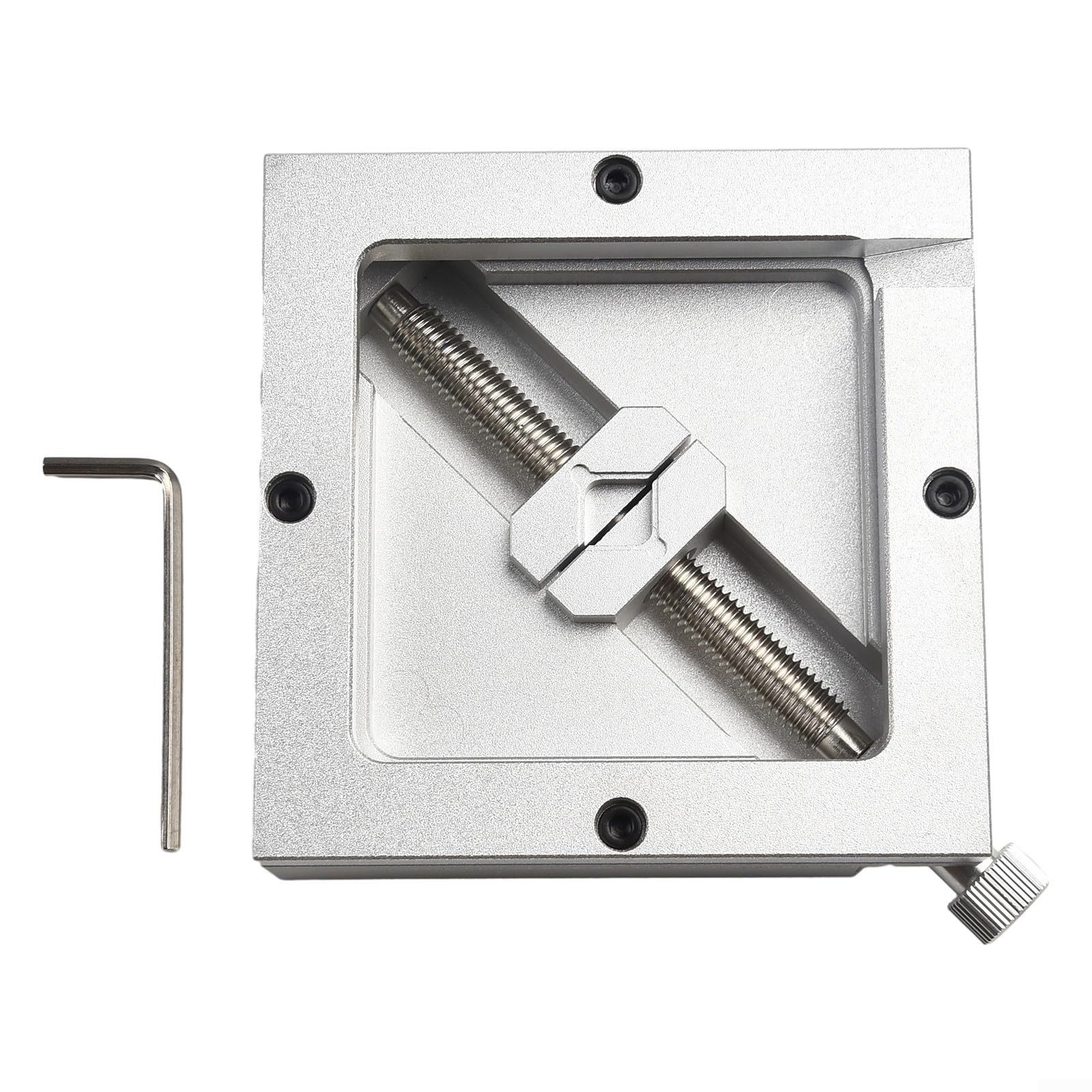 BGA Reballing Fixture 90mm Stand con 10pcs Stencil Set