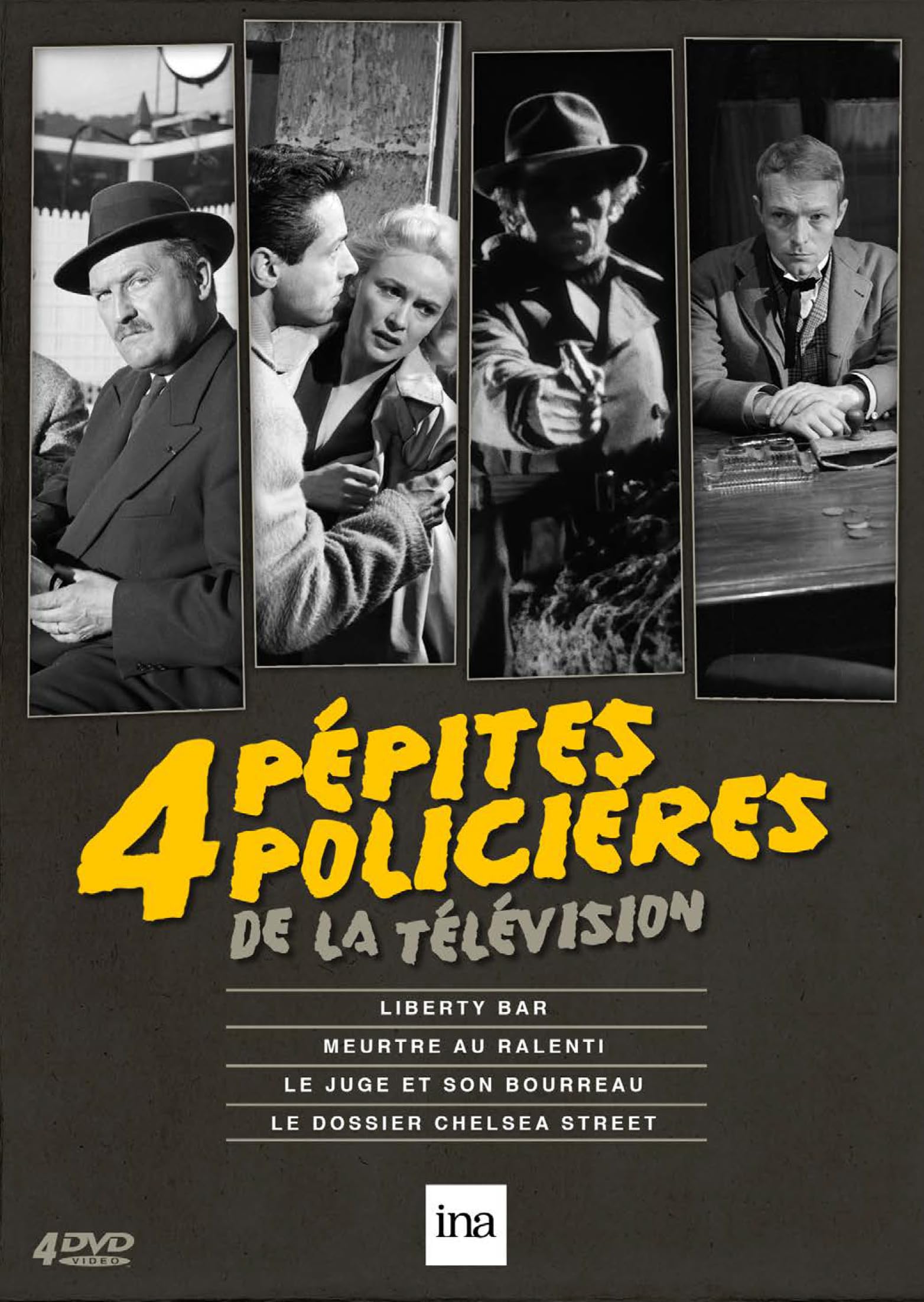 4 PEPITES POLICIERES DE LA TELEVISION - 4 DVD [Pack] [HD DVD]