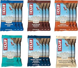 Ultimate CLIF BAR Variety Pack (16 Count): 6 Flavors, Organic Oats, Non-GMO