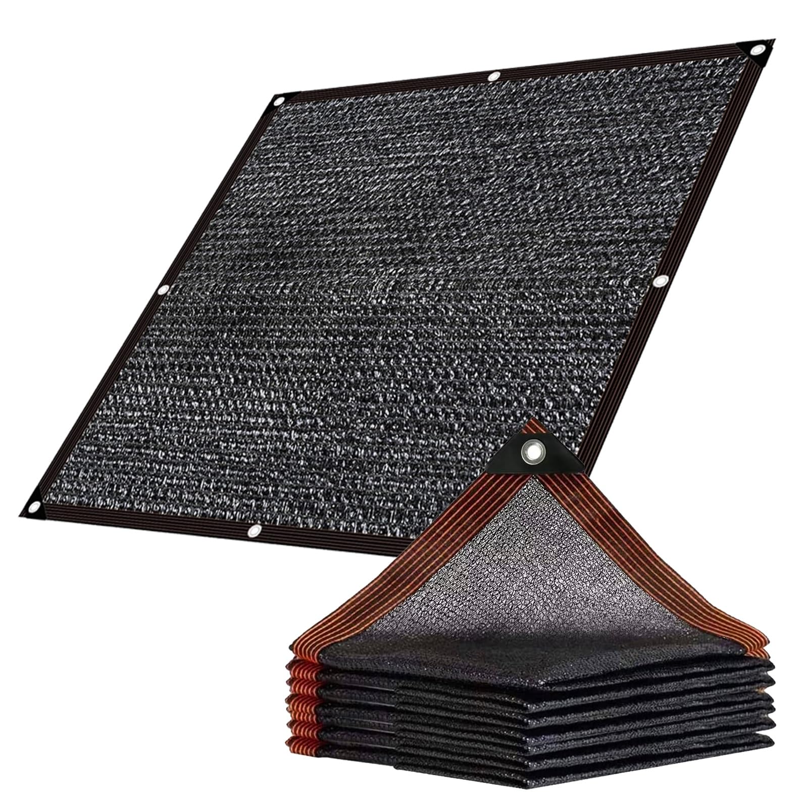 Garden Shade 80% Sun Shade Net Shade Cover HDPE Mesh Tarp with Grommets 6.6x13.1ft 9.8x13.1ft 13.1x13.1ft 16.4x26.2ft for Greenhouse Patio Plants Pergola Shade Fabric (Size : 4x4.0m (13.1x13.1ft))