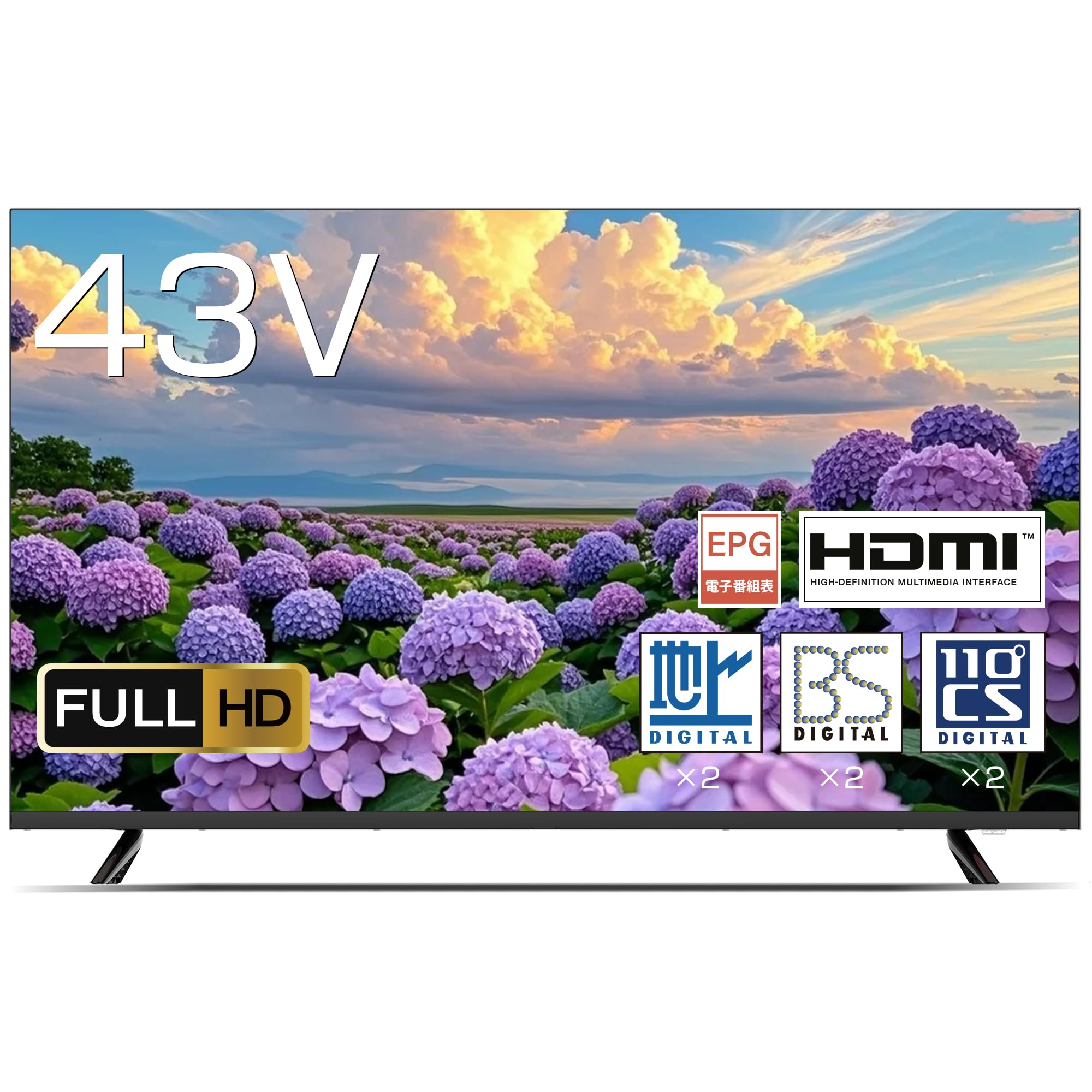 Amazon | ASTEX 43V型 液晶テレビ フルハイビジョン 地上・BS・110度CS