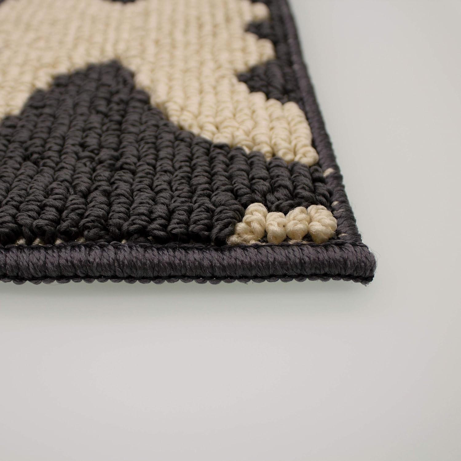 Laura Ashley Accent Rug, Aubrey, 20"x60", Dark Grey/Breber