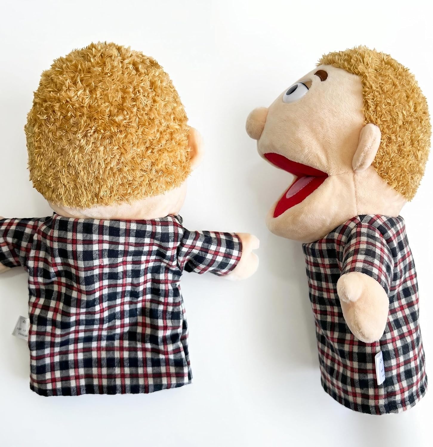 Family Hand Puppets Role-Playing Storytelling Hand Puppet for Kids (Dad)