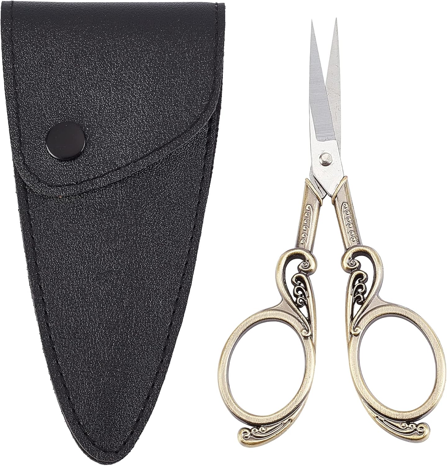 SUNNYCLUE 1Set 4.3Inch Stainless Steel Sewing Scissors