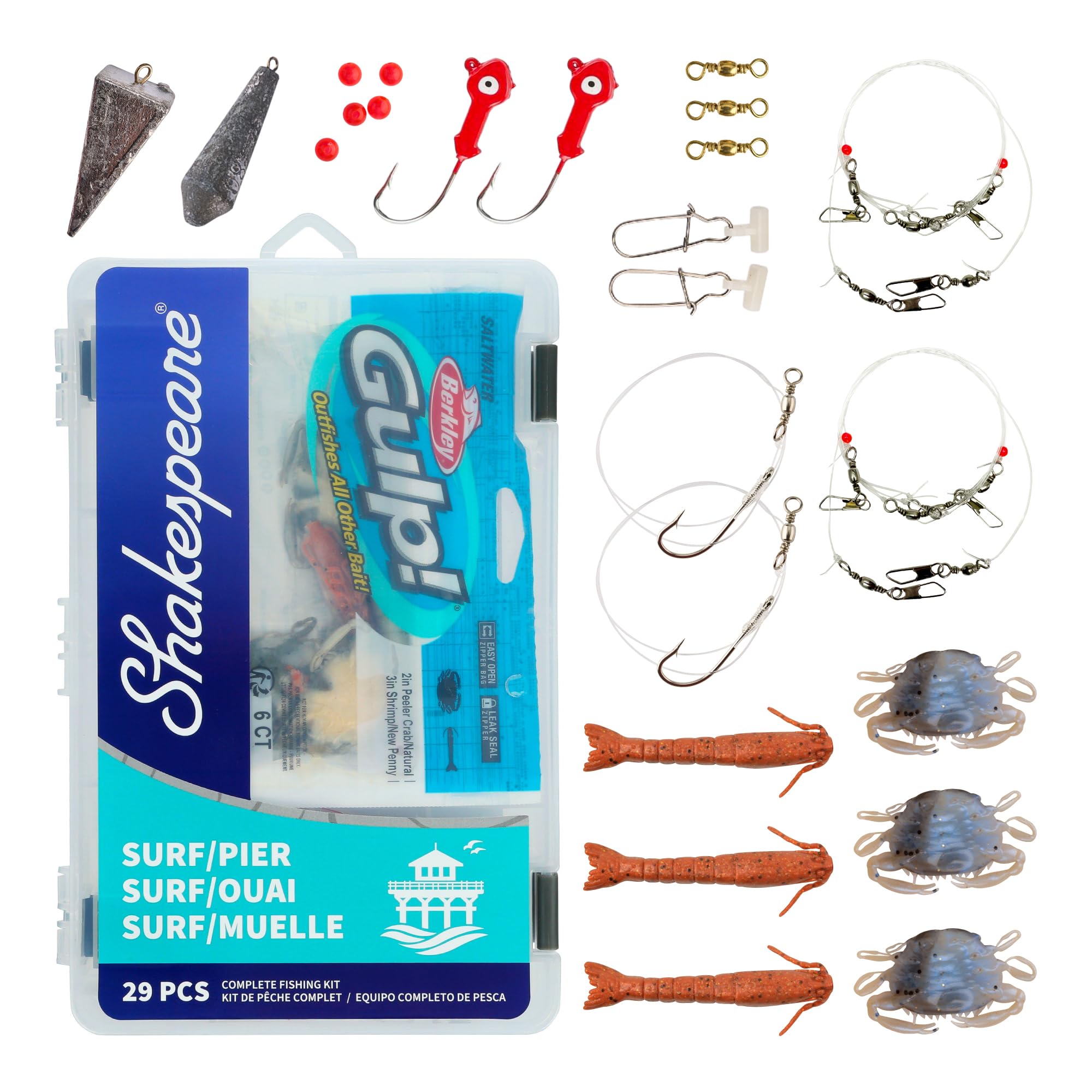 Shakespeare Catch More Fish Fishing Tackle Kit