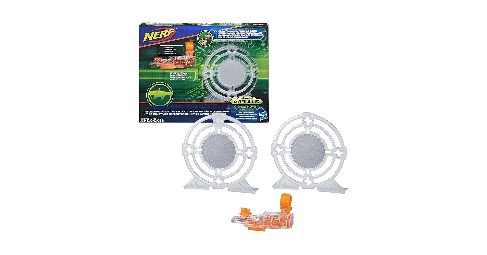 NERF モジュラスゴーストオプスイベーダーリフレクティブターゲッティングキット Amazon.com: Nerf Modulus Ghost Ops Reflective Targeting Kit