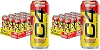 Vista 49 de C4 Energy - Bebida energética carbonatada sin azúcar, bebida preentrenamiento + beta alanina, cereza de medianoche, 16 onzas líquidas (paquete de 12)