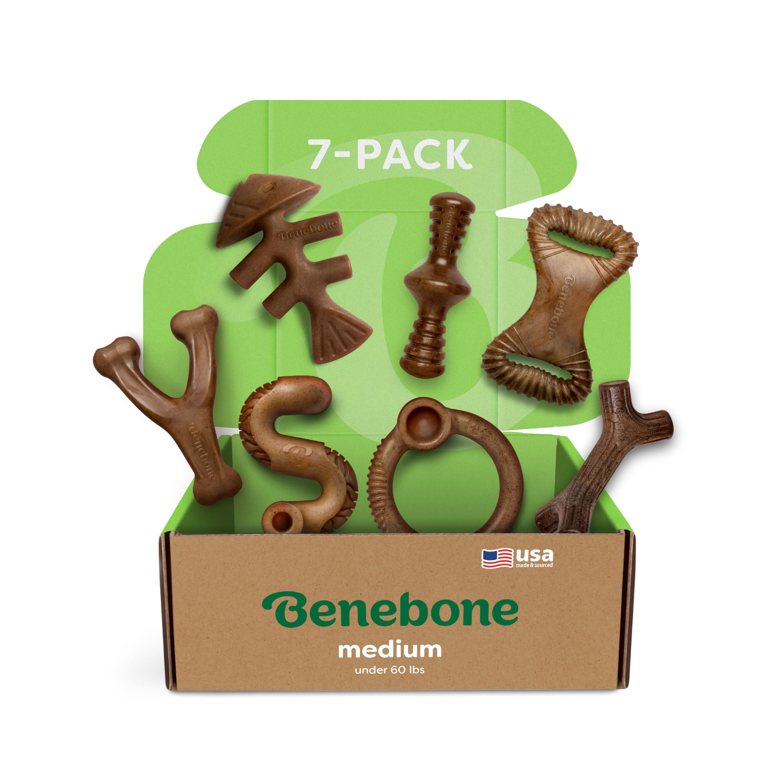 Benebone Confezione da 7 medie