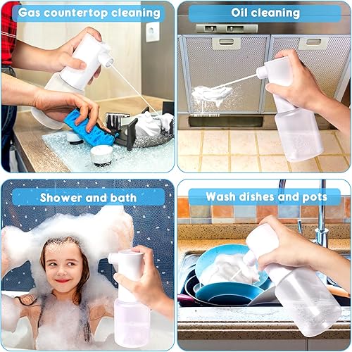 Miniatura 6 de Dispensador eléctrico de jabón de espuma para baño de mascotas, Spray de espuma eléctrica, rociador para baño de mascotas, Dispensador de espuma