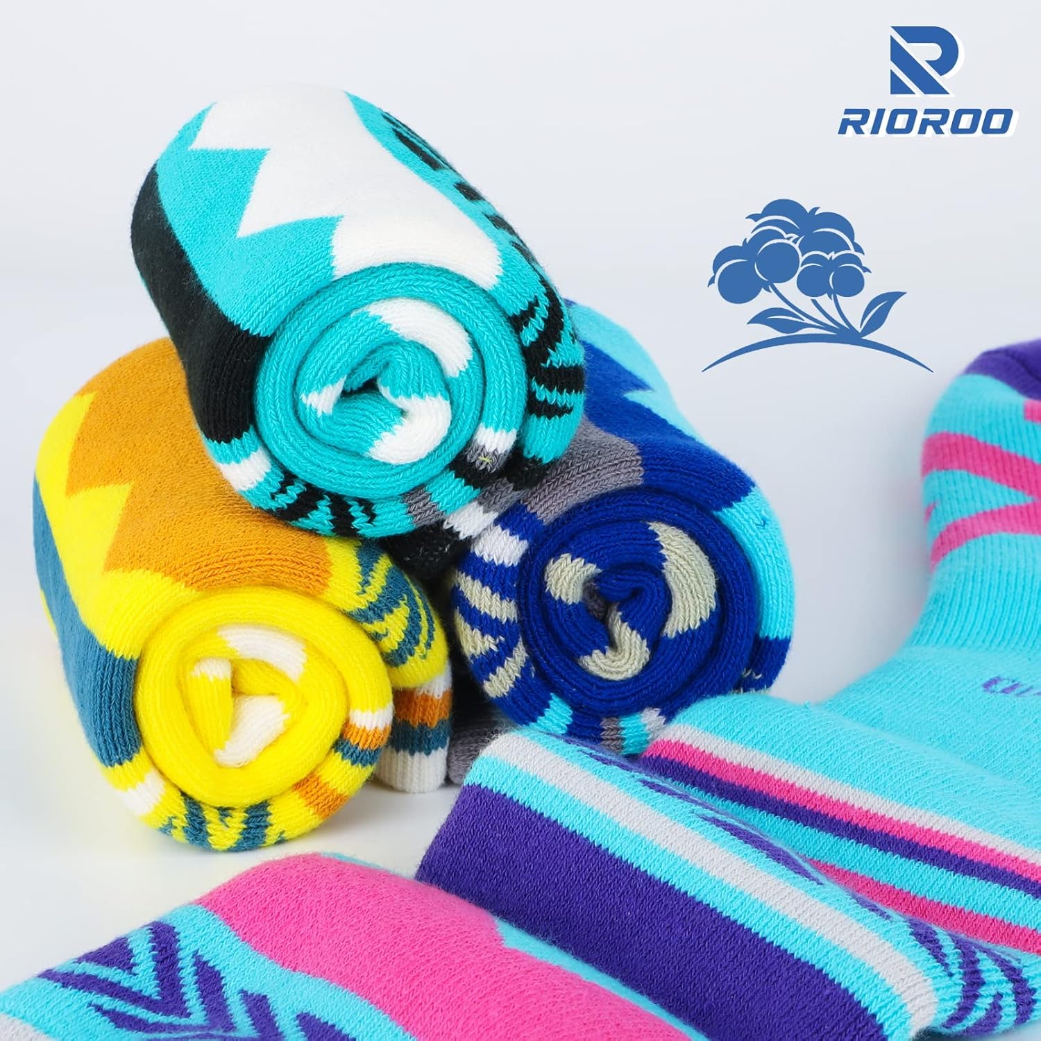 2 Pairs Warm Thick Cotton Socks for Toddler Boys Girls (Ages 1-5), Soft Winter Crew Thermal Socks for Infants & Little Kids - Image 4