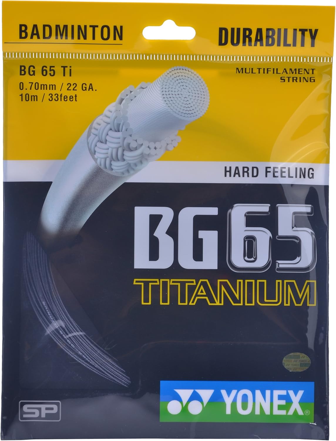 YONEX BG 65 TI Badminton Racket String (10M Set)