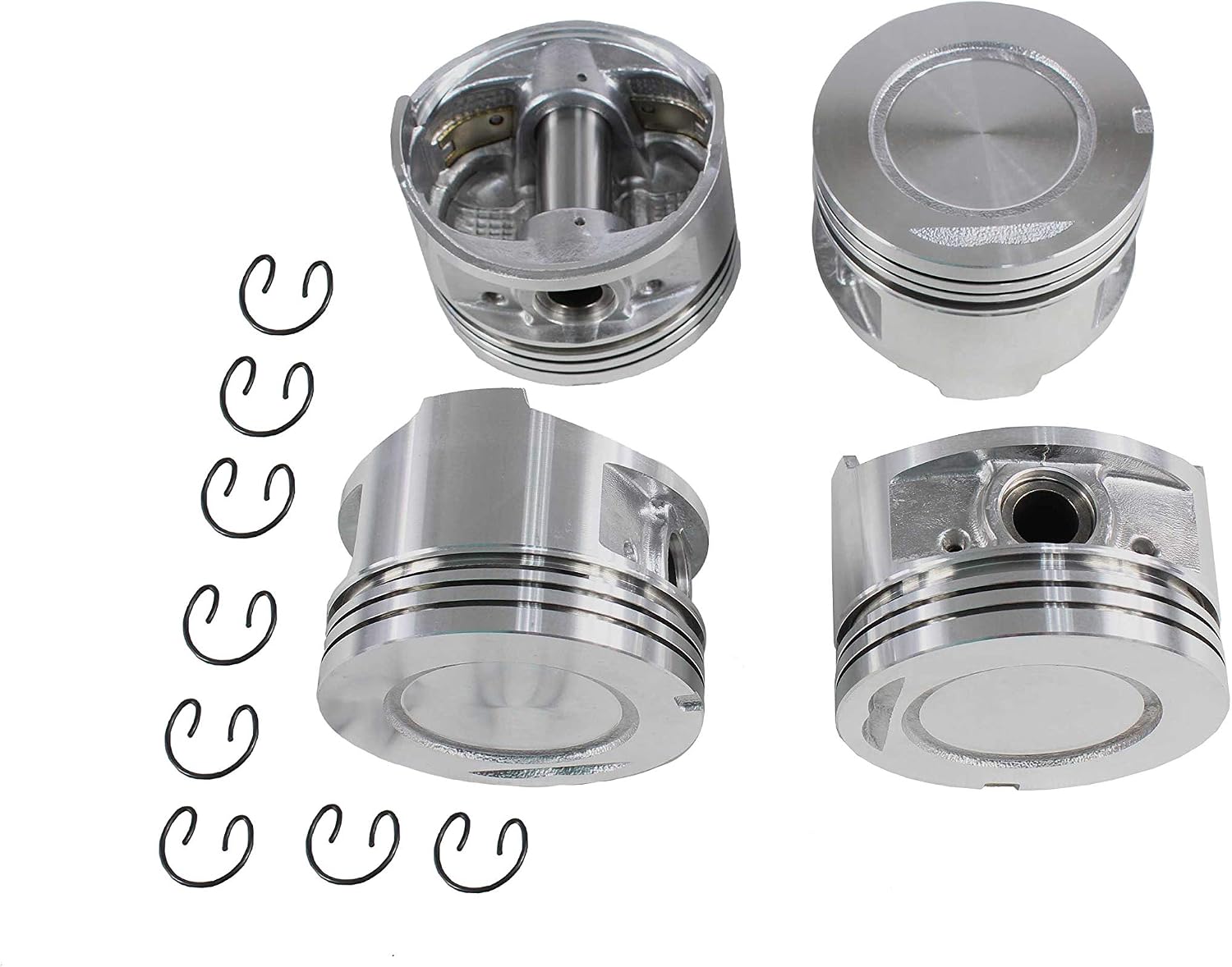 DNJ P900 Piston Set Standard for 1985-1995 Toyota 4Runner Celica Pickup 2.4L L4 8V SOHC 2366cc