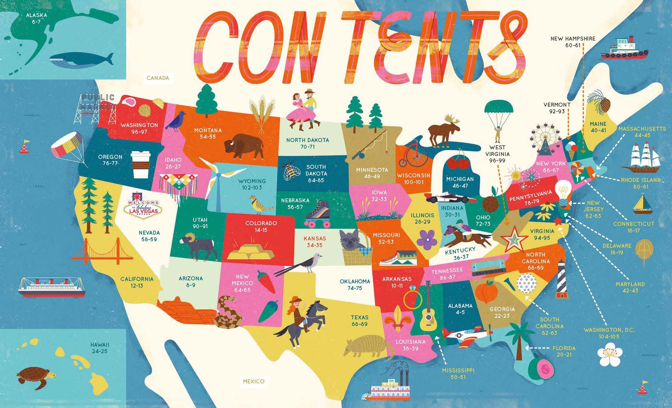 The 50 States: Explore the U.S.A. with 50 Fact-Filled Maps! [Lingua Inglese]