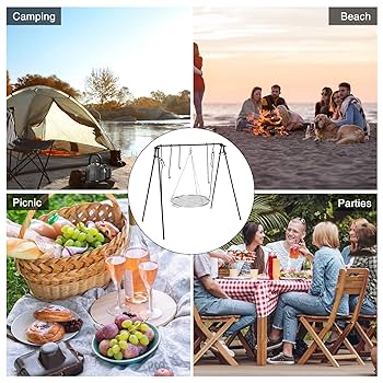 バーベキュー・調理用品 firewoodstand Ninja Woodfire Adjustable Outdoor Stand Black XSKUNSTAND