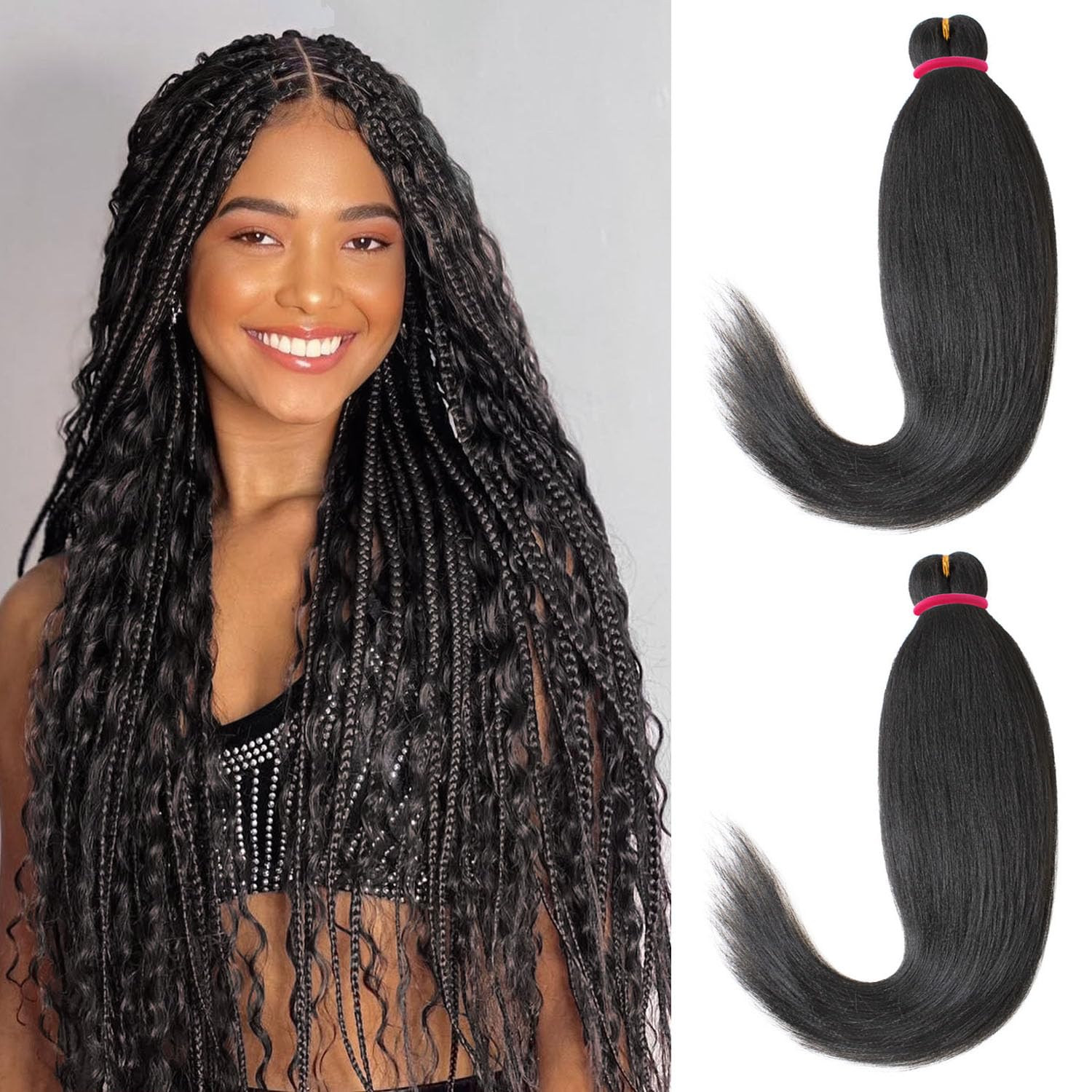ロッド BRAIDING X 96M Amazon.com : Leeven 2 Packs Black Braiding Hair 26 Inch Pre