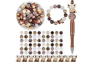 70-Count Chunky Bubblegum Beads Bulk: Pop of Color in Every Bead!