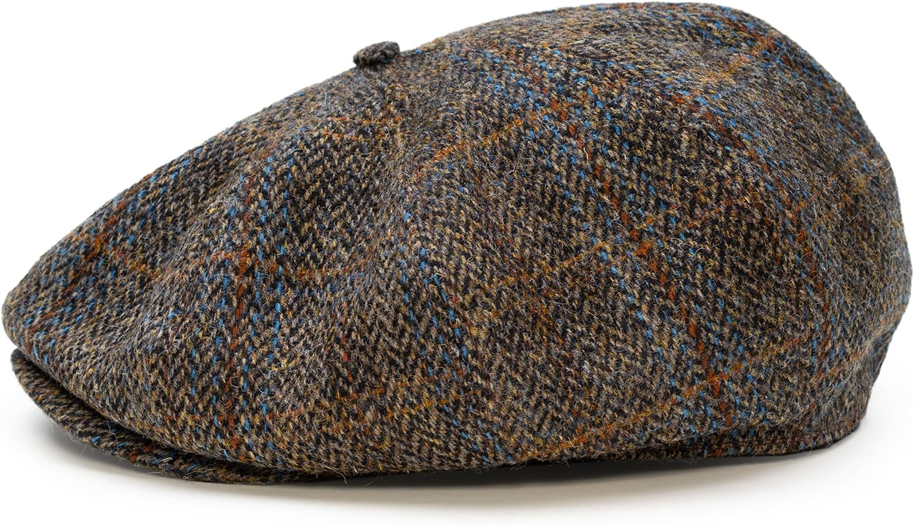 Sterkowski Peaky | 100% Harris Tweed Newsboy Cap for Men and Women | Warm Classic Elegant 8 Panels Hat