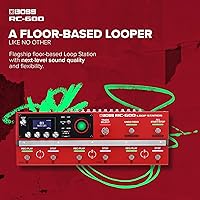 Vista 2 de BOSS RC-600 Estación de Loop Basada en Piso para Músicos de Loop Características Evolucionadas y Funciones Personalizables Calidad de Sonido