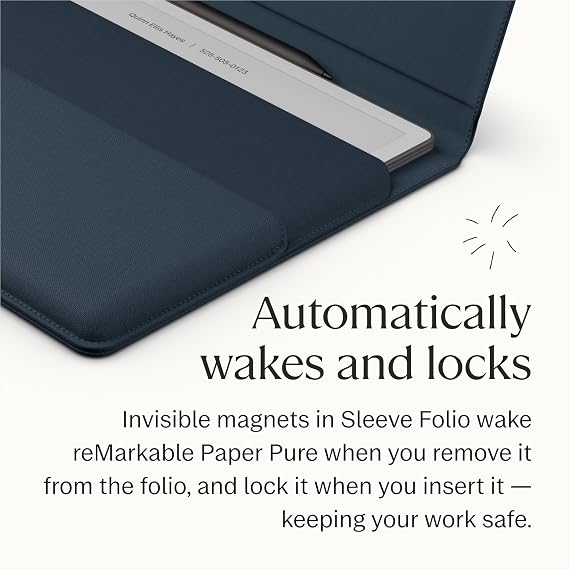 reMarkable Paper Pure Sleeve Folio Ocean Blue