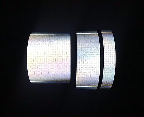 Miniatura 5 de Oralite V82 Cinta reflectante blanca de color más brillante del mercado (más de 900 velas) Orafol Reflexite Cinta de seguridad