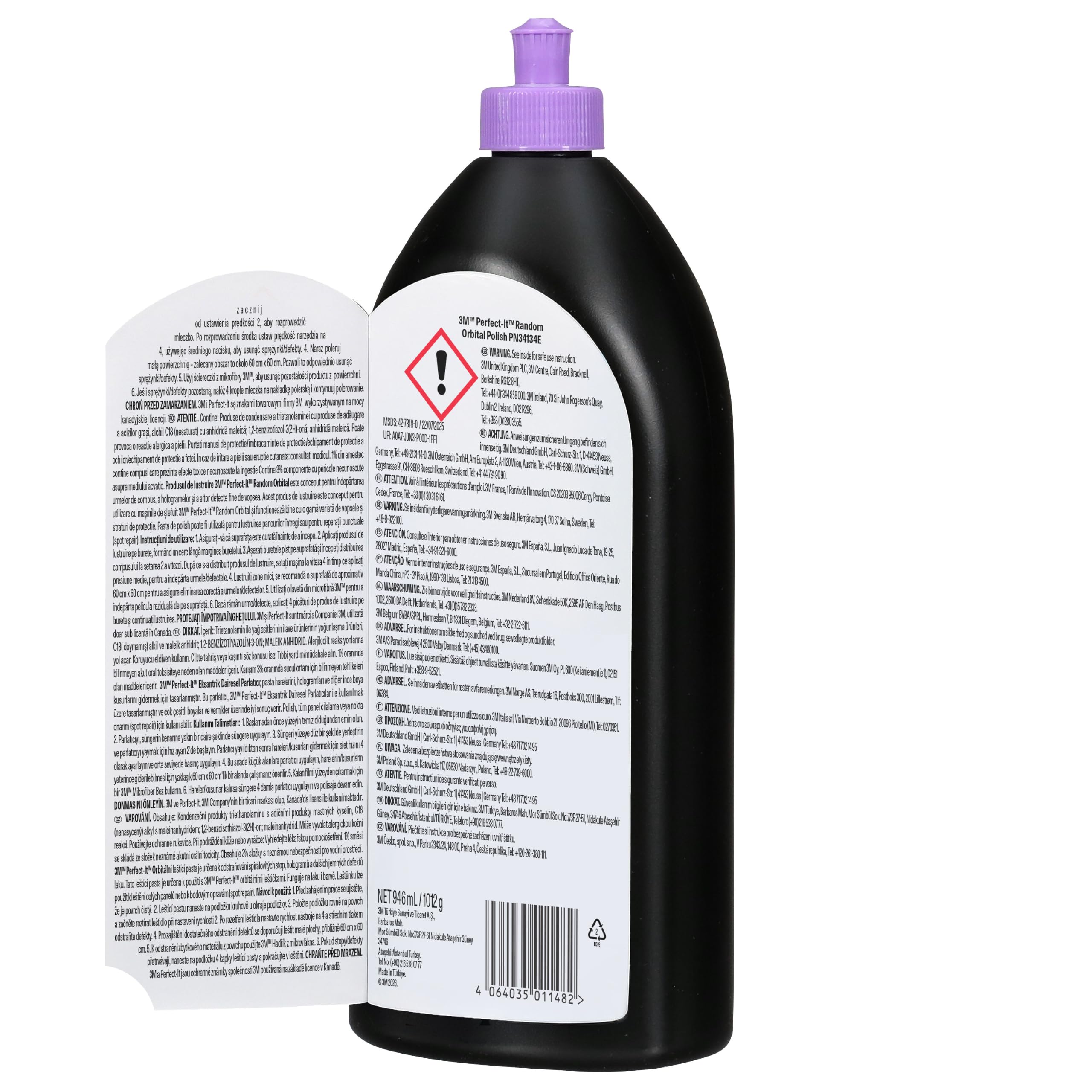 3M Perfect It Abrillantador para sistema rotorbital, 946 ml 34134E
