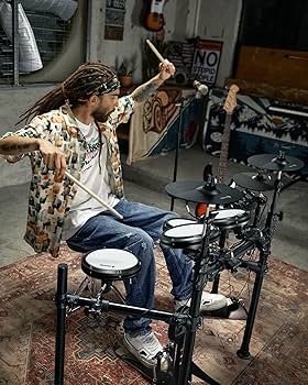 DONNER 電子ドラムセット DED-200 チェア ヘッドホン スティック付