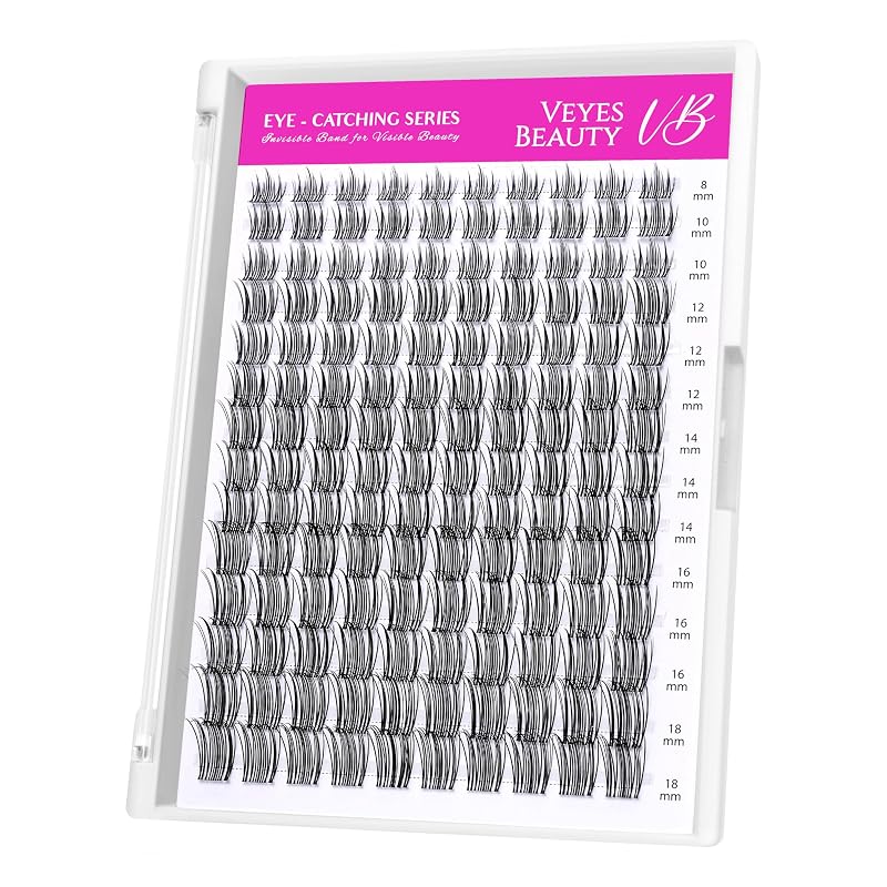 Cílios Postiços em Grupos VEYESBEAUTY Sweetie 8–18 mm