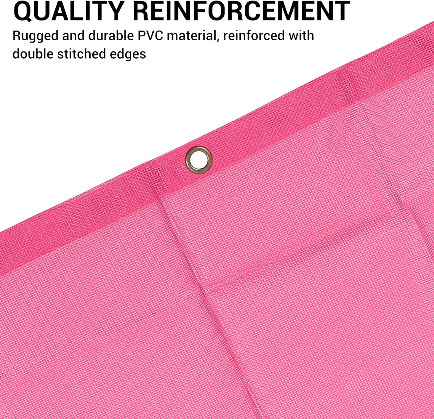 JeCar JLU Sun Shade Mesh Sunshade Provides UV Sun Protection Exterior Accessories Compatible with Jeep Wrangler 2018-2024 JL Unlimited 4 Door Front & Rear, Pink