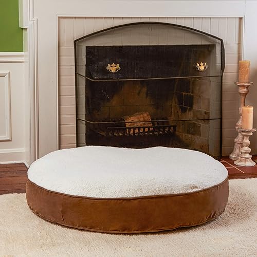 Miniatura 3 de Samson Deluxe - Cama redonda estilo almohada para perro grande con leche grande 42 pulgadas