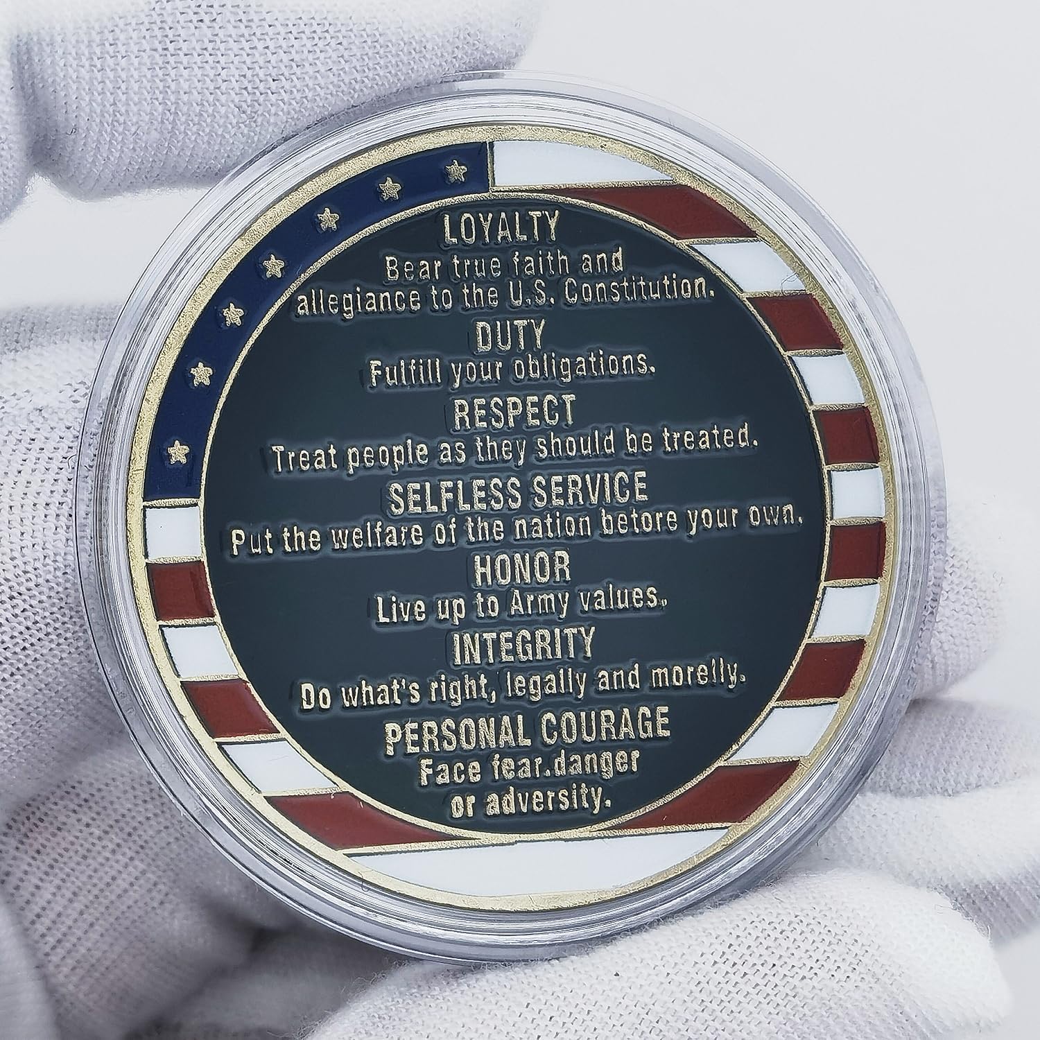 US Army Core Values Military Challenge Coin - Ideal Gift for Army Personnel and Supporters image 3