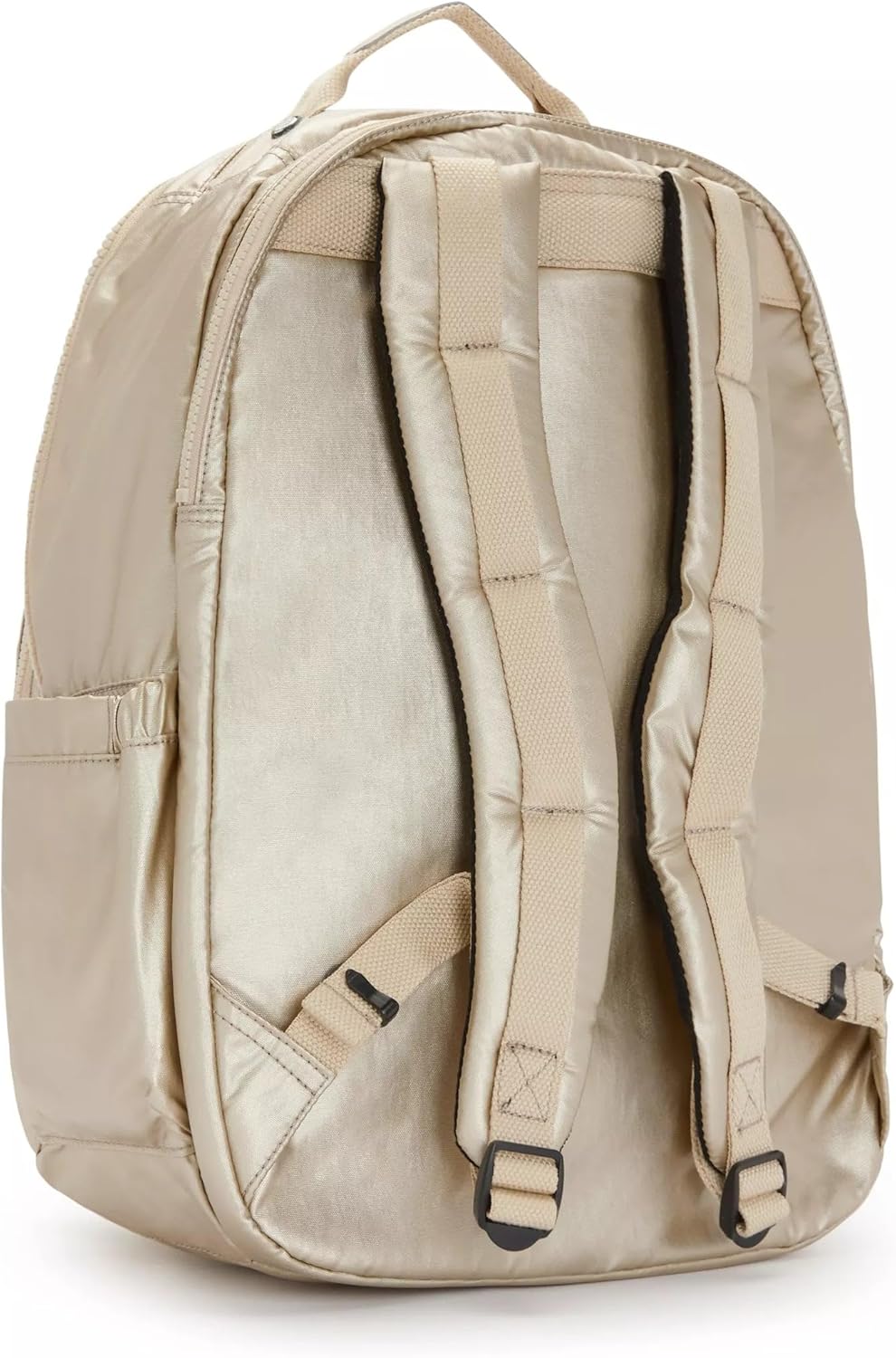 Kipling Seoul Extra Large Metallic 17" Laptop Backpack Starry Gold Metallic