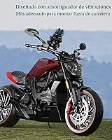 Vista 7 de BRCOVAN Soporte para teléfono de motocicleta con amortiguador de vibraciones, soporte anti-sismos para manillar de bicicleta, soporte para teléfono