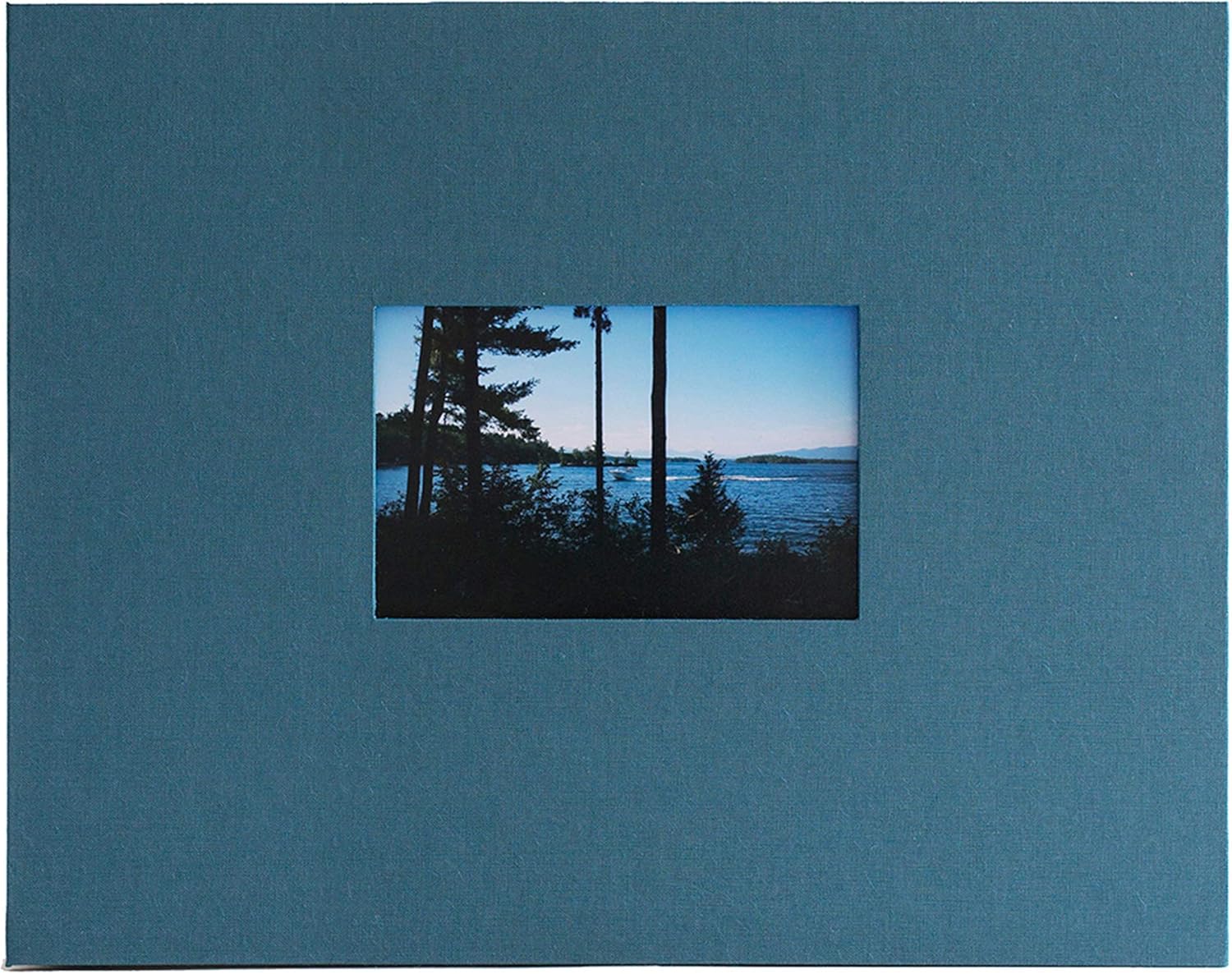 Kolo Newport Scrapbook, 11" x 14", Ideal for Wedding Albums, Baby Books, and Travel Journals, Lake